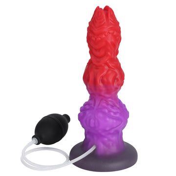 Knot Textured Fantasy Ailen Squirting Dildo