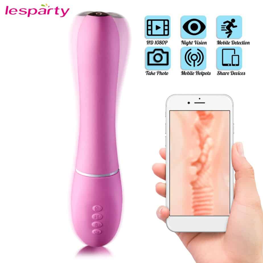 Dildo Camera App Controlled Pink Vibrator