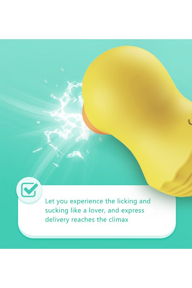 Sucking Duck Vibrating Sucker Oral Sex Suction Clitoris Stimulator Erotic Toy Vibrator