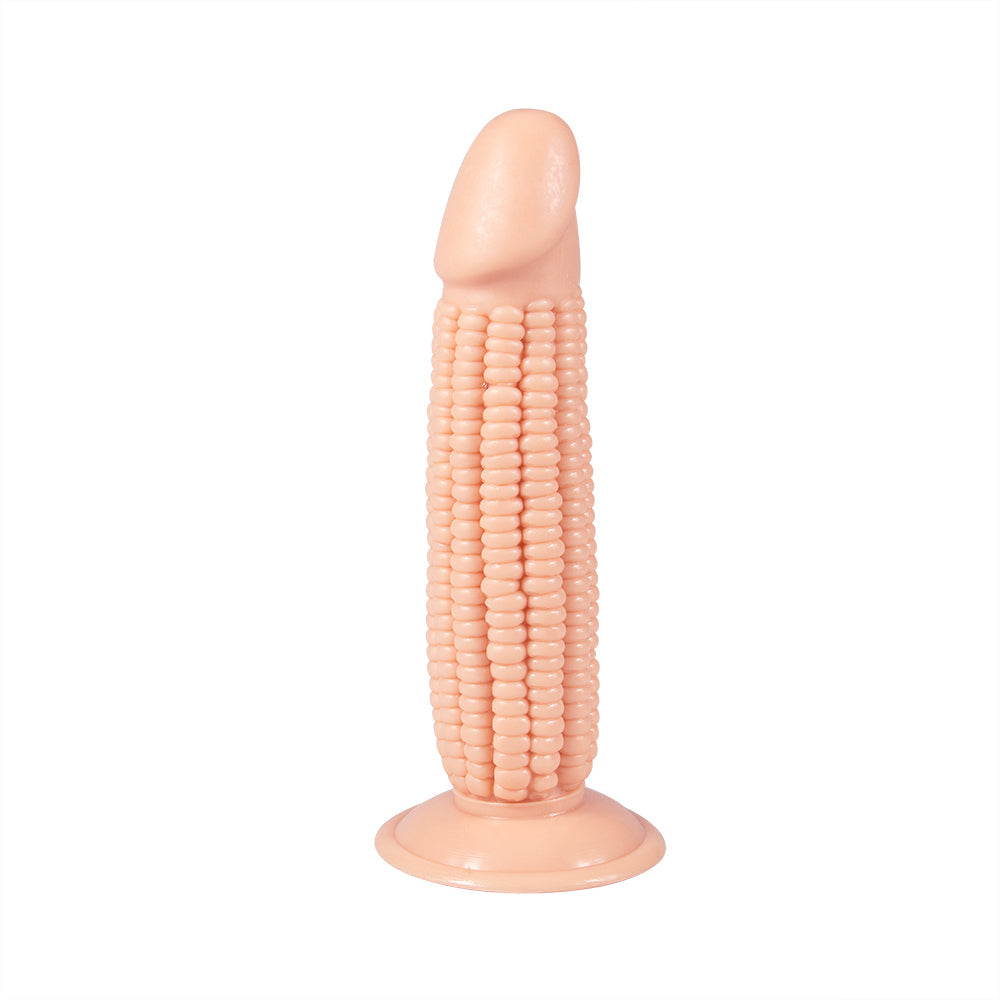 7.87 inch Realistic Textured Anal Corn Dildo