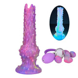 Load image into Gallery viewer, Luminous Silicone Ovipositor Dildo with Airbag Boost