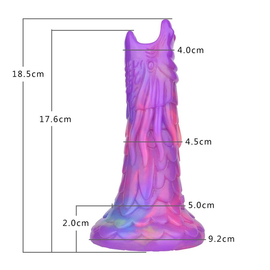 Silicone Ovipositor Dildos with Air Bag