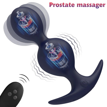 Beads Prostate Massager Vibrating Anal Plugs
