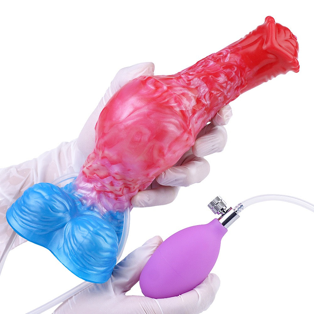 8 Inch Horse Inflatable Ejaculating Dildo