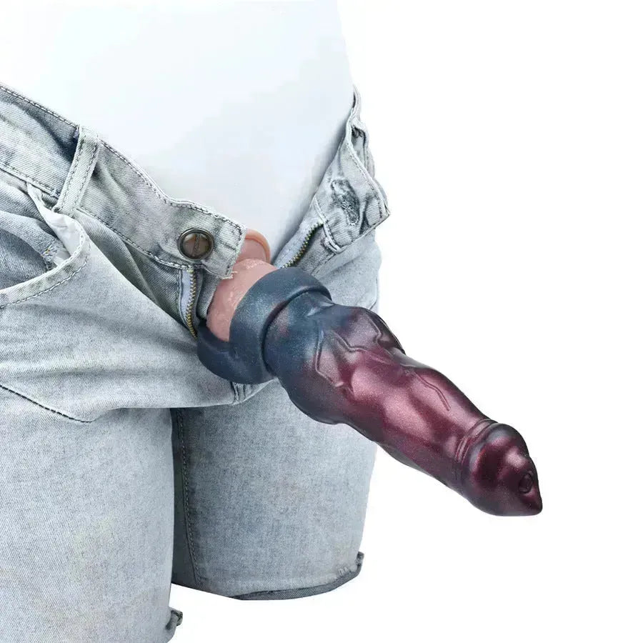 7.3 Inch Silicone Dog Knot Cock Sleeve