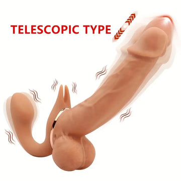 Realistic Vibrating Strapless Dildo