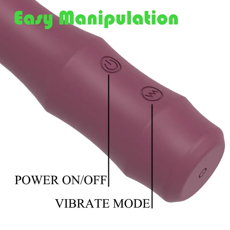 Bambo Dildo Purple Vibrating Discreet