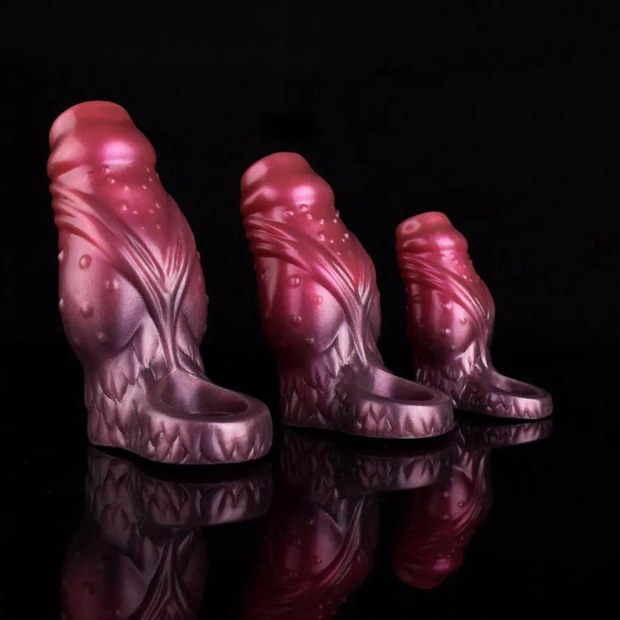 Open-ended Fantasy Knot Textured Penis Sleeve