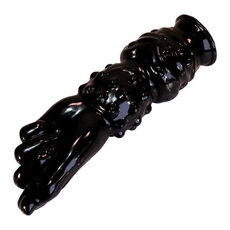 10 Inch Soft Black Anal Fist Dildo