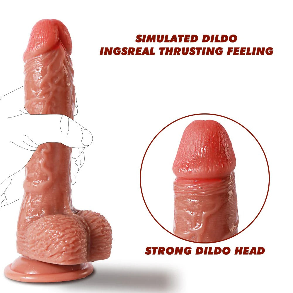 Life Size Dildo 8 inch Suction Cup