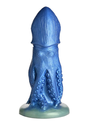 8.4 Inch Blue Silicone Fantasy Tentacle Octopus Dildo
