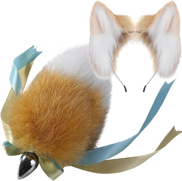 Corgi Metal Dog Tail Anal Plug Set