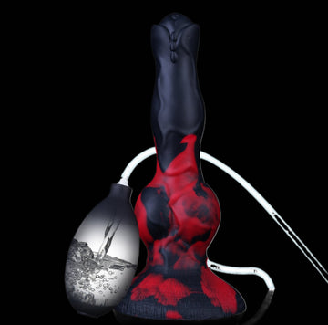 8 Inch Big Horse Ejaculating Dildo With Knot