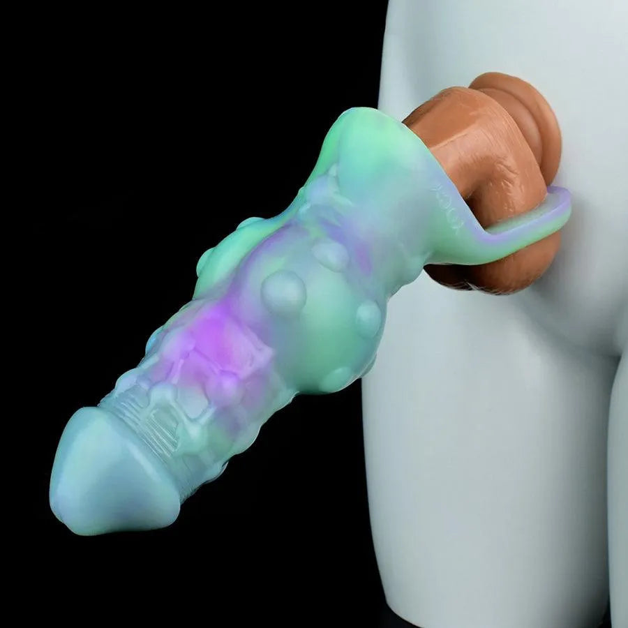 Luminous Alien Dog Raised Penis Extender