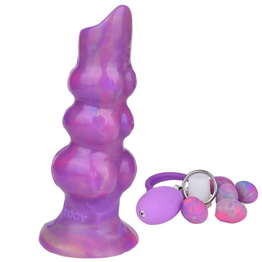 Tuberous Silicone Egg Laying Dildo