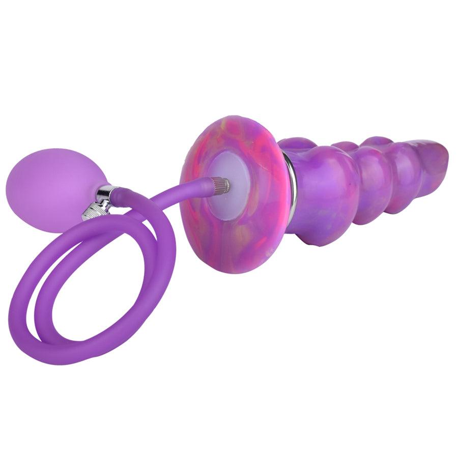 Tuberous Silicone Egg Laying Dildo