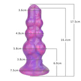 画像をギャラリー ビューアにロード Tuberous Silicone Egg Laying Dildo