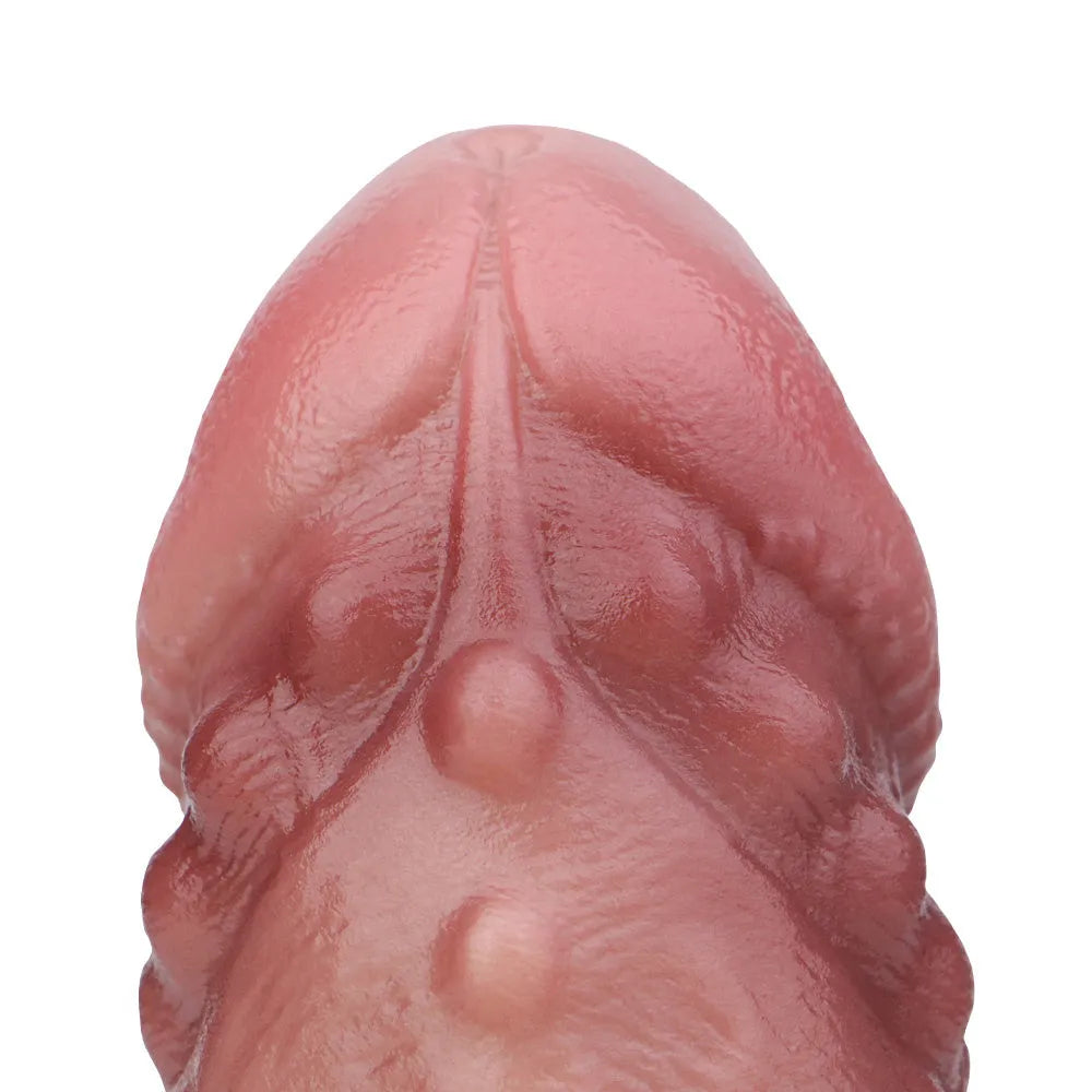 Spiked Hollow Dildo Silicone Penis Sleeve