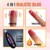 Charger l&#39;image dans la galerie, Realistic Vibrating Dildo Remote controlled