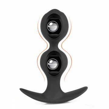 Weighted Anal Plug Beads with Metal Balls