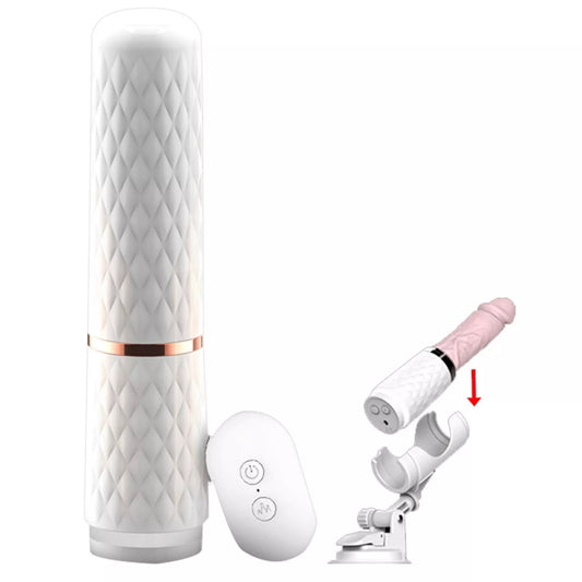 Handheld Thrusting Hidden Dildo with Suction Cup