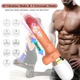 画像をギャラリー ビューアにロード Automatic Heating Retractable Thrust Dildo