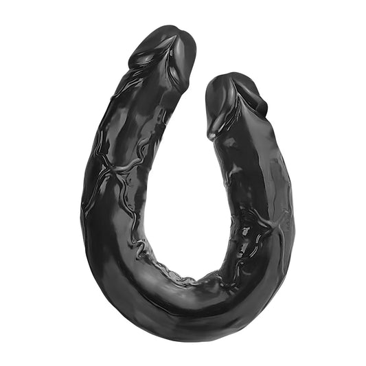 Black Double Head 18 inch Dildo