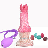 Load image into Gallery viewer, Pink Alien Ovipositor Dildo with Air Bag