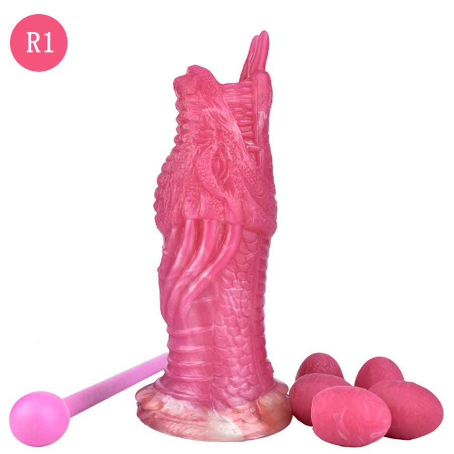 Dragon Dildo With Eggs Ovipositor Adult Toy