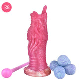 Carica l&#39;immagine nel visualizzatore di Gallery, Dragon Dildo With Eggs Ovipositor Adult Toy