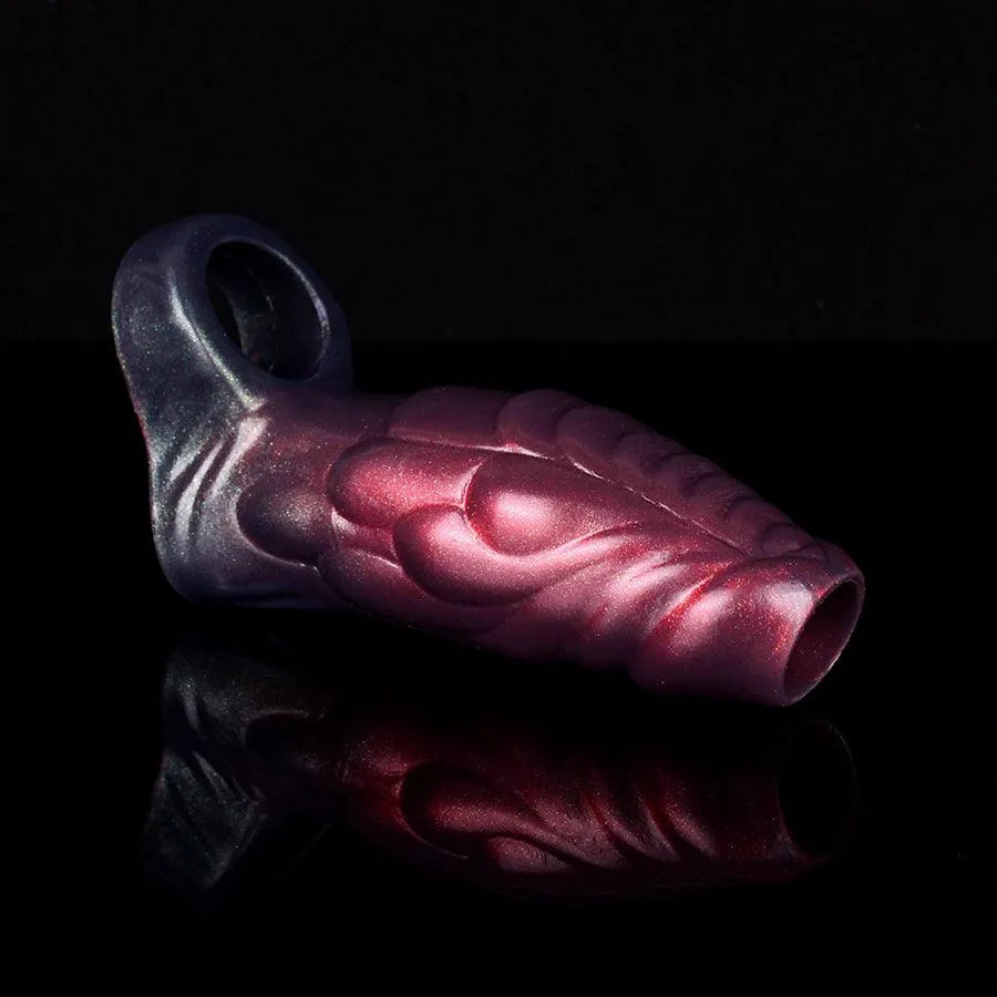 Monster Scale Texture Silicone Penis Sleeve