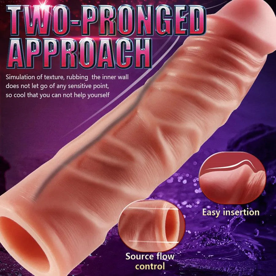 6.5 Inch Blue Vein Penis Enlargement Sleeve