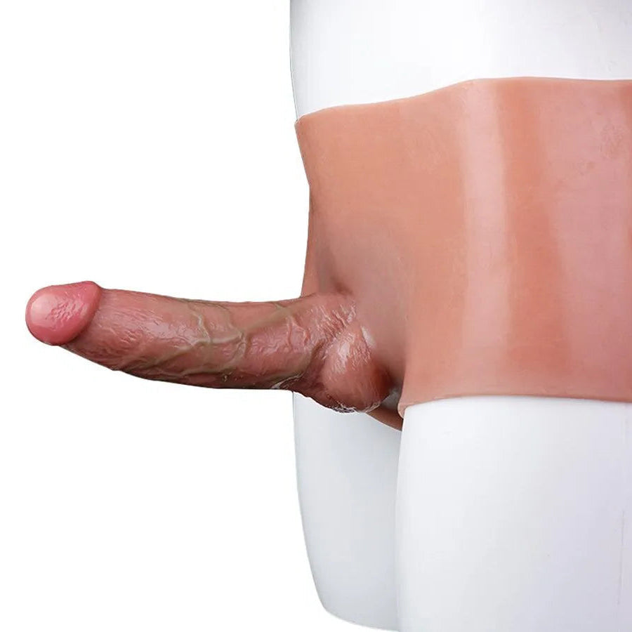 7 Inch Hollow Penis Sleeve Wearable Dildo Pants