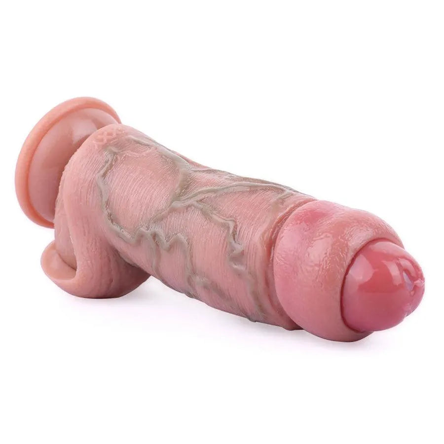 Simulation Soft Silicone Penis Extender Sleeve