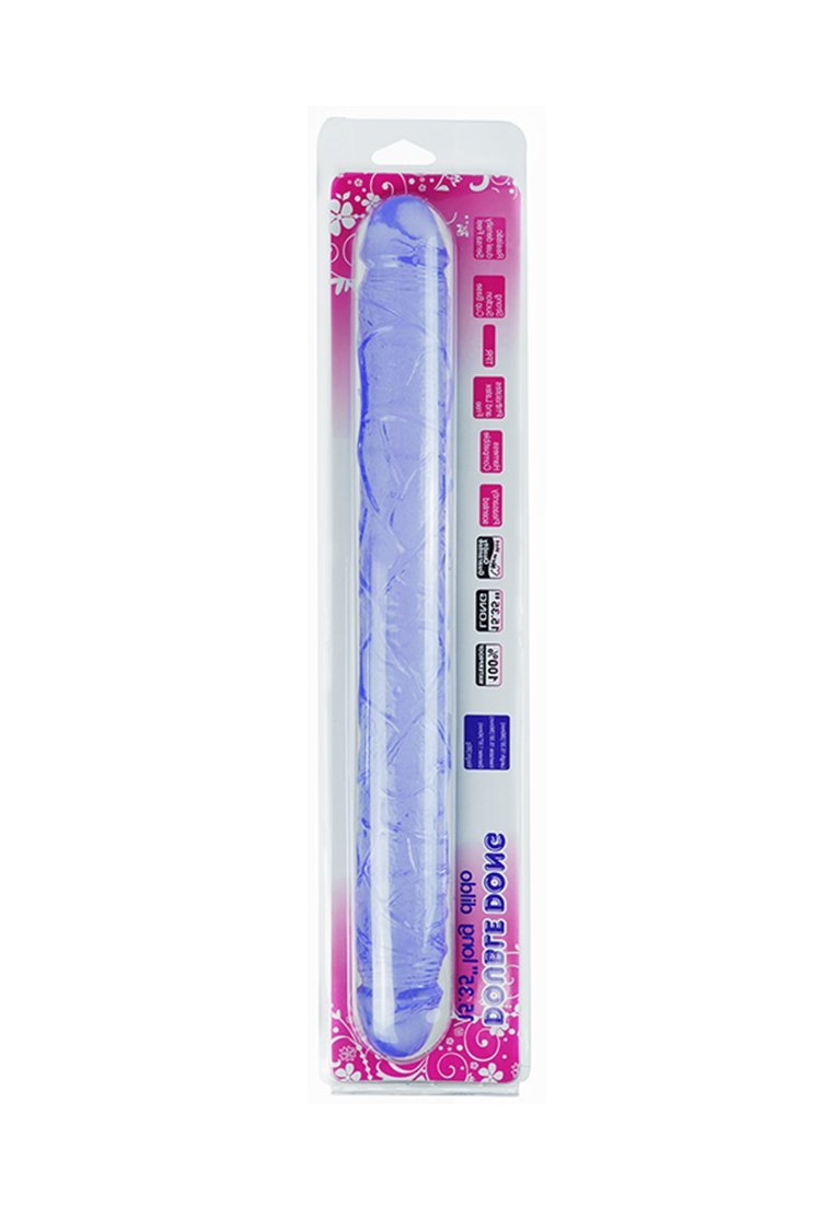 Double-Ended Super Jelly Tpe Realistic Dildo