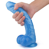 画像をギャラリー ビューアにロード 4 Colors 9.45 Inch Powerful Sucker Macho Dildo Blue