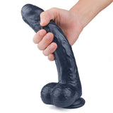 画像をギャラリー ビューアにロード 4 Colors 9.45 Inch Powerful Sucker Macho Dildo Black