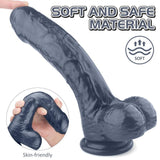 画像をギャラリー ビューアにロード 4 Colors 9.45 Inch Powerful Sucker Macho Dildo