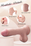 画像をギャラリー ビューアにロード 8 Inch Ultra Realistic Skin Dildo With Moving Foreskin