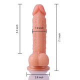 Load image into Gallery viewer, 7.1 Inch Realistic Dildo With Strong Suction Cup