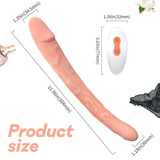 Charger l&#39;image dans la galerie, Remote Control Free Bending 11.96 Inch Double-Ended Dildos Dildo