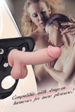 画像をギャラリー ビューアにロード 8 Inch Ultra Realistic Skin Dildo With Moving Foreskin