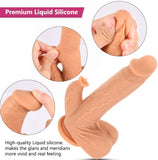 Charger l&#39;image dans la galerie, 9.8 Inch Liquid Silicone Realistic Vibrating Thrusting Dildo