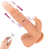 Charger l&#39;image dans la galerie, 9.8 Inch Liquid Silicone Realistic Vibrating Thrusting Dildo