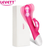 画像をギャラリー ビューアにロード 8*8 Vibration Mode Big Dildo Rabbit Vibrator For Women G Spot Clitoris Stimulate Vagina Wand