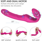 画像をギャラリー ビューアにロード Remote Control Vibrating Strapless Strap On Silicone Dildo Vibrator