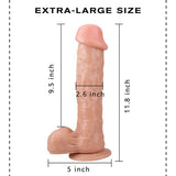 Charger l&#39;image dans la galerie, 12 Inch Super Big Realistic Dildo With Strong Suction Cup